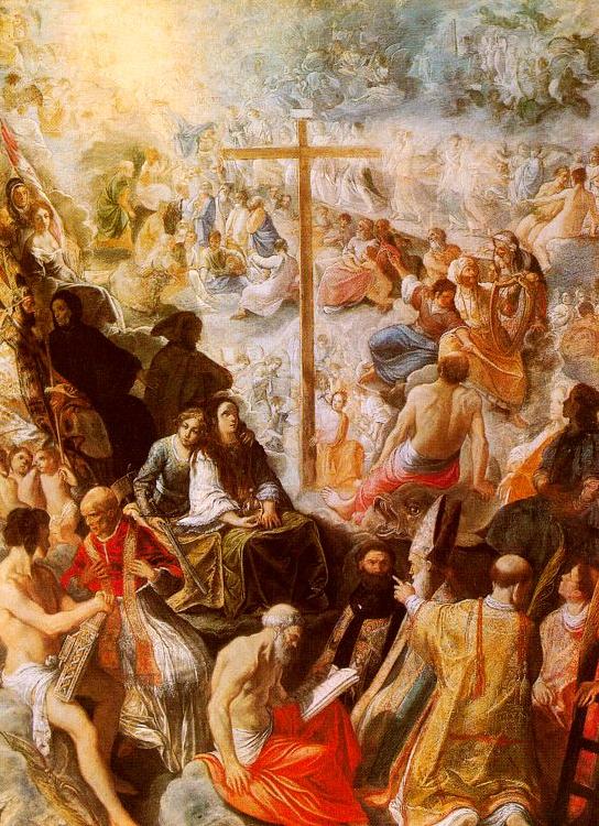  Adam  Elsheimer The Glorification of the Cross Germany oil painting art